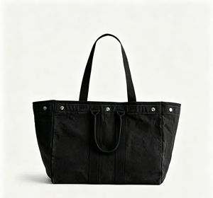 Wholesale Large Brown Canvas <b>Tote</b> <b>Bag</b> with Dual Handles Shoulder Straps and Hand Carry Shopping Weekender <b>Bag</b> - Product Image 2