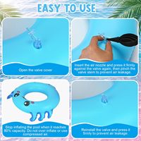 3er-Pack Kinder-Schwimmringe aus verdicktem, umweltfreundlichem PVC, 30 Zoll aufblasbare Schwimmringe für Sommer-Poolpartys