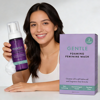 Produits de soins féminins fabriqués en usine GMP, nettoyant moussant doux, hypoallergénique, équilibre du pH, lavage intime pour femmes et filles