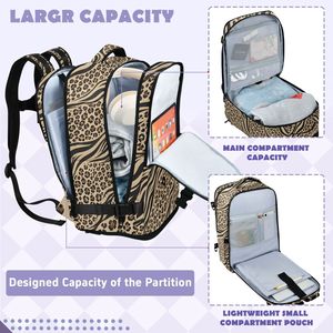 Mochila Deportiva Casual Unisex con Estampado Animal, Mochila de Viaje Impermeable para Portátil, Anti-robo, de Poliéster, con Estampado Personalizado - Product Image 5