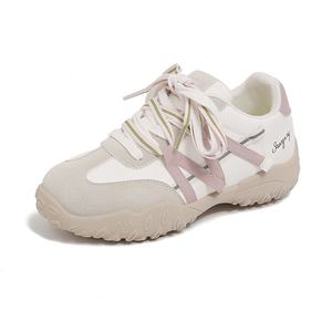 LYKU 2026 Nuevas Zapatillas Deportivas de Mujer Estilo Coreano con Aumento de Altura, Casuales, con Cordones, Transpirables, Antideslizantes, Tendencia de Moda EVERGREEN - Product Image 5