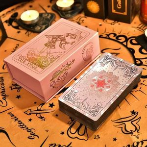 78 Cartas del <span class=keywords><strong>Tarot</strong></span> Clásicas Doradas, Cartas de Lujo Resistentes al Agua con Lámina Dorada en Caja para Explorar <span class=keywords><strong>el</strong></span> <span class=keywords><strong>Mundo</strong></span> Misterioso en Profundidad - Product Image 5