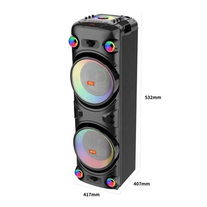 JQS9055 Nuevo Altavoz Inalámbrico para Fiestas con Luces LED RGB, Cubierta Metálica, Reproductor de Audio, <span class=keywords><strong>Karaoke</strong></span> - Product Image 6