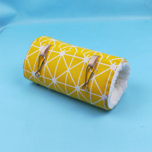 도매 애완 동물 햄스터 장난감 침대 햄스터를위한 면 인쇄 매달린 터널 - Product Image 5