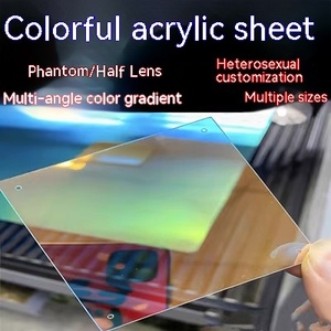 Rayures colorées haute <span class=keywords><strong>plaque</strong></span> de <span class=keywords><strong>plexiglas</strong></span> <span class=keywords><strong>translucide</strong></span> gravure flexion laser perforation impression traitement <span class=keywords><strong>plaque</strong></span> acrylique - Product Image 3