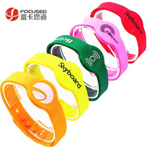 Водонепроницаемый моющийся браслет с логотипом на заказ, <span class=keywords><strong>125</strong></span> кГц, 13,56 мГц, UHF регулируемый браслет, спортивные браслеты, rfid силиконовые браслеты - Product Image 6