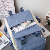 Ensemble de sacs à dos d'étudiant personnalisé ensemble de 5 pièces de grande capacité pour femme sac à dos d'étudiant sac à dos décontracté pour fille ensemble de sac d'école et de sac à lunch