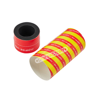 Boîtes cylindriques biodégradables personnalisées avec fenêtre transparente pour emballage de gâteaux