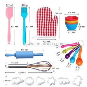 Silicone Kitchen <b>Tool</b> Set Children Silicone Baking Set Cake <b>Cookie</b> <b>Tools</b> Custom - Product Image 3