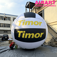 Ballon de volley-ball de plage gonflable géant de 4 mètres de haut pour exposition d'événements commerciaux, grande statue gonflable de sport de plage
