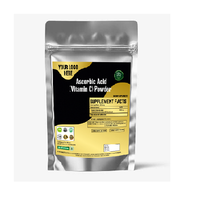 Poudre d'acide ascorbique (vitamine C) 100 % pure, extrait de plantes sauvages, complément alimentaire de qualité alimentaire, emballé sous vide, antioxydant haute puissance