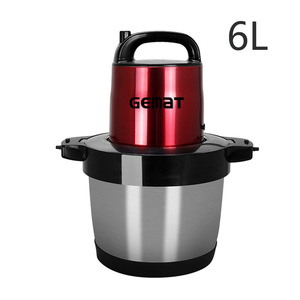 Picadora de carne eléctrica Gemat 6L de acero inoxidable, procesador de alimentos multifunción para uso doméstico en la cocina. - Product Image 1