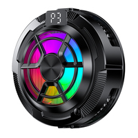 Refroidisseur de téléphone portable blanc, dissipateur thermique, ventilateur de refroidissement pour jeux, étui de refroidissement magnétique, LED RGB, léger, universel, radiateur de téléphone