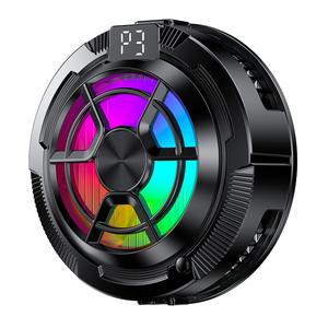 Refroidisseur <span class=keywords><strong>de</strong></span> téléphone portable blanc, dissipateur thermique, ventilateur <span class=keywords><strong>de</strong></span> <span class=keywords><strong>refroidissement</strong></span> pour jeux, étui <span class=keywords><strong>de</strong></span> <span class=keywords><strong>refroidissement</strong></span> magnétique, LED RGB, léger, universel, radiateur <span class=keywords><strong>de</strong></span> téléphone - Product Image 3