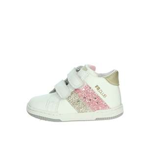 Sneakers Falcotto per Bambina, Bianche con Chiusura in Velcro e Pannello Laterale Glitterato, Taglia per Bambini - Product Image 1