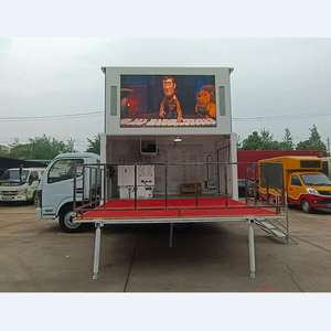 Camion mobile extérieur d'affichage à LED de Dongfeng LHD RHD Écran LED Panneau d'affichage publicitaire Camion à vendre - Product Image 3