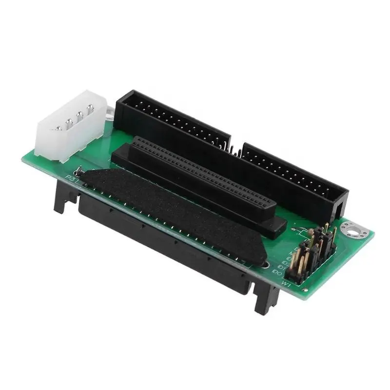 SCA 80 Pin to SCSI HD68 female IDE 50 Pin male Hard Disk Adapter