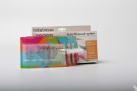Pochette à bec verseur recyclable et étanche, emballage écologique pour purée de bébé à emporter