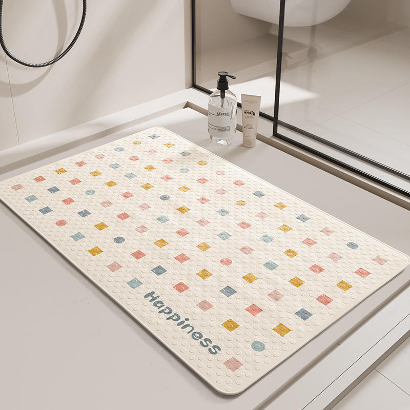 Tapis de salle de bain à ventouses - Happy Dots