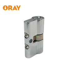 Ensemble de porte d'entrée en aluminium de matériel de sécurité en Chine avec 3 clés cylindre de serrure antivol en métal mécanique Type divers