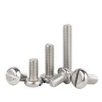 Vis de machine fendues à tête cylindrique en acier inoxydable 304 M1.6 M2 M2.5 M3 M4 M5 M6 M8 M10 – Fixations pour assemblage électronique