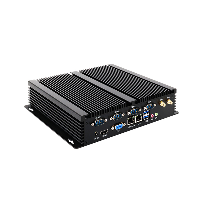 Fanless Mini PC, Industrial Computer, 10-Core Intel Core I5-1235U Embedded Desktop Computer, Office & Commercial Compact Host