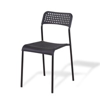Chaise pliante de camping en acier inoxydable moderne à mailles, très vendue, prix économique, cuisine, chambre, plage, école, bureau