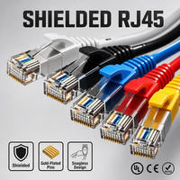Kabel Patch Cat6 Cat6A OEM Terbaik yang Teruji RJ45 CCA UTP FTP SFTP Ethernet LAN Jumper untuk Terminal Data Laboratorium Uji