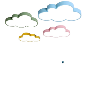 <span class=keywords><strong>Lampada</strong></span> moderna della nuvola della stanza dei bambini della ragazza camera del ragazzo camera da letto cartone animato creativo di arte del ferro ha condotto la <span class=keywords><strong>lampada</strong></span> da soffitto - Product Image 2