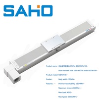 Actuador Lineal Personalizado MSTM100 con Motor de Rodamiento, Guía Lineal de Alta Precisión, Estructura Antipolvo, Material de Aluminio