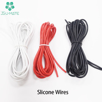 Fil électrique en silicone à âme unique recouvert de caoutchouc de silicone haute température, calibre 6 8 10 12 14 16 18 20 22 24 AWG