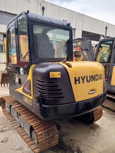 Excavatrice sur chenilles d'occasion Hyundai 60 2023, moteur <span class=keywords><strong>Yanmar</strong></span>, 580 heures, d'origine, pour le transport - Product Image 4