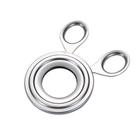 Ouvre-œuf en acier inoxydable, type ciseaux, outil de découpe d'œufs, ouvre-œuf rapide pour œufs crus ou cuits