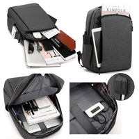 Grand Sac à Dos Léger et Imperméable pour Ordinateur Portable 2025 avec Port USB – Nouvelle Spécification pour École, Affaires, Collège, Voyage et Activités de Plein Air – Design Tendance