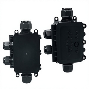 Caja de conexiones impermeable IP68 para exteriores, 2 entradas y 2 salidas, con bloque de terminales para electrónica de iluminación - Product Image 2