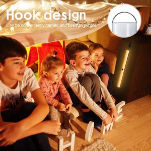 Nouvelles lampes de nuit tactiles magnétiques 7 couleurs avec télécommande, lampe de bureau LED, charge Type C, éclairage de placard - Product Image 3