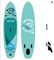 Planche à pagaie gonflable en EVA PVC à motif dauphin pour la pratique du surf en eaux océaniques - Durable et portable