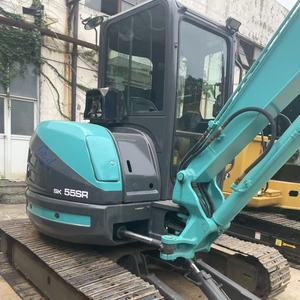 Compact KOBELCO SK55SR Used Mini Crawler Excavator 2018 <b>Model</b> 5 Ton Pump Motor Original for Municipal Landscaping Infrastructure - Product Image 1