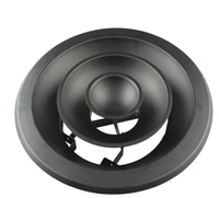Diffuseur d'air mécanique circulaire en aluminium au design industriel moderne pour la ventilation des entrepôts et des sous-sols