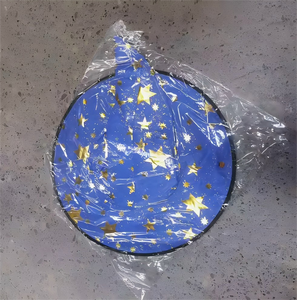 Chapeau de Sorcière d'Halloween avec Étoile d'Or Chapeaux de Fête pour Adultes Accessoires de Costume d'Halloween Costume de Cosplay Décoré de Fête Sorcière - Product Image 3