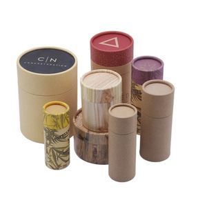 Kraft Tube High Quality Round Packaging Box Kraft Paper Tube Packaging Wholesale Tea Biodegradable Cardboard Paper Tube For Food