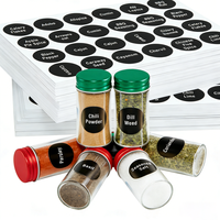 Etiqueta Adhesiva de Vinilo Impermeable Personalizada para Frascos de Especias, Fabricante de Etiquetas para Envases