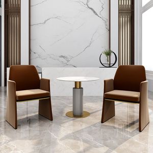 Chaise de loisir moderne de luxe mobilier de patio extérieur en rotin de style personnalisable nouveau design maison quatre ensembles table et chaise - Product Image 3