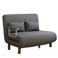 EKL Canapé-lit convertible modulaire 2 1/2-en-1 Chaise longue pour lit sectionnel pour salon Hôtel Chambre Simple Pliant Come