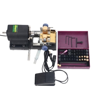Máquinas perforadoras de perlas semiautomáticas de alta potencia, equipo de rectificado de engranajes de motor, herramientas para joyería de coral, ámbar y piedra, mini perforadora de perlas semiautomática - Product Image 2