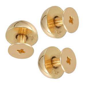 Chất Lượng Cao Brass Vàng 6Mm Vít Lại Đinh Tán Rắn Đầu Tròn Da Đinh Tán Spike - Product Image 3