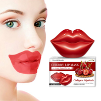 West & Month OEM 20pcs Verkaufs blatt Lippen maske Patches Wrinkle Moist urizer Plumper Lips Pflege Gel Vegan Collagen Pink Crystal Lip Mask