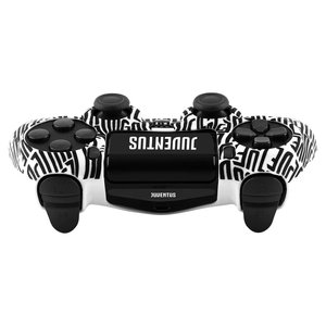 Funda para mando de consola Juventus para DualShock 4, diseño estampado en blanco y negro - Product Image 3