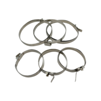 Kit de colliers de serrage pour soufflet de cardan à prix avantageux, SS201, colliers de serrage rapides pour soufflet de cardan, clip pour tuyau pour voitures