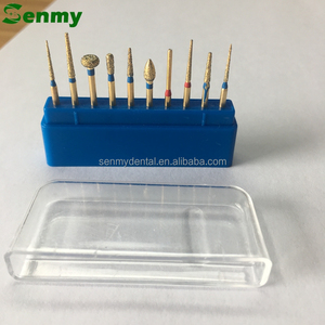 N801C Glod Diamond Bur Kit Herramientas de perforación dental para uso en taladro en Cinic in Lab - Product Image 4